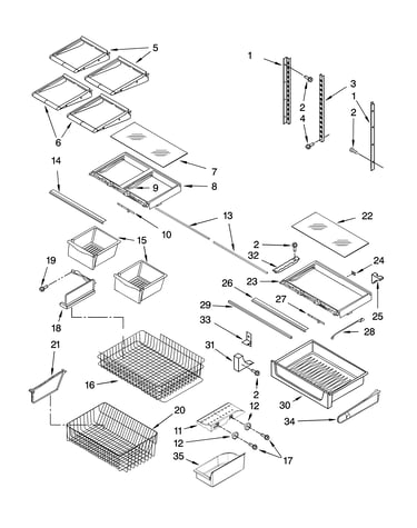 Shelf parts