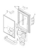 Refrigerator door parts