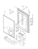 Refrigerator door parts