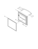 Freezer door parts