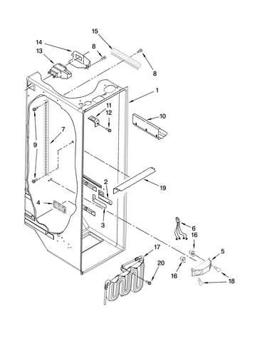 Refrigerator liner parts