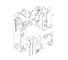 KitchenAid KSSC42QVS00 freezer liner and air flow parts diagram