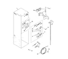 KitchenAid KSSC48QVS00 refrigerator liner parts diagram