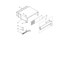 KitchenAid KSSC48QVS00 top grille and unit cover parts diagram