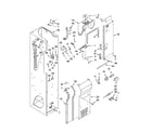 KitchenAid KSSC48QVS00 freezer liner and air flow parts diagram