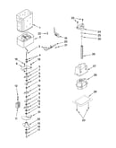 Motor and ice container parts