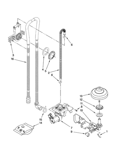 Fill, drain and overfill parts