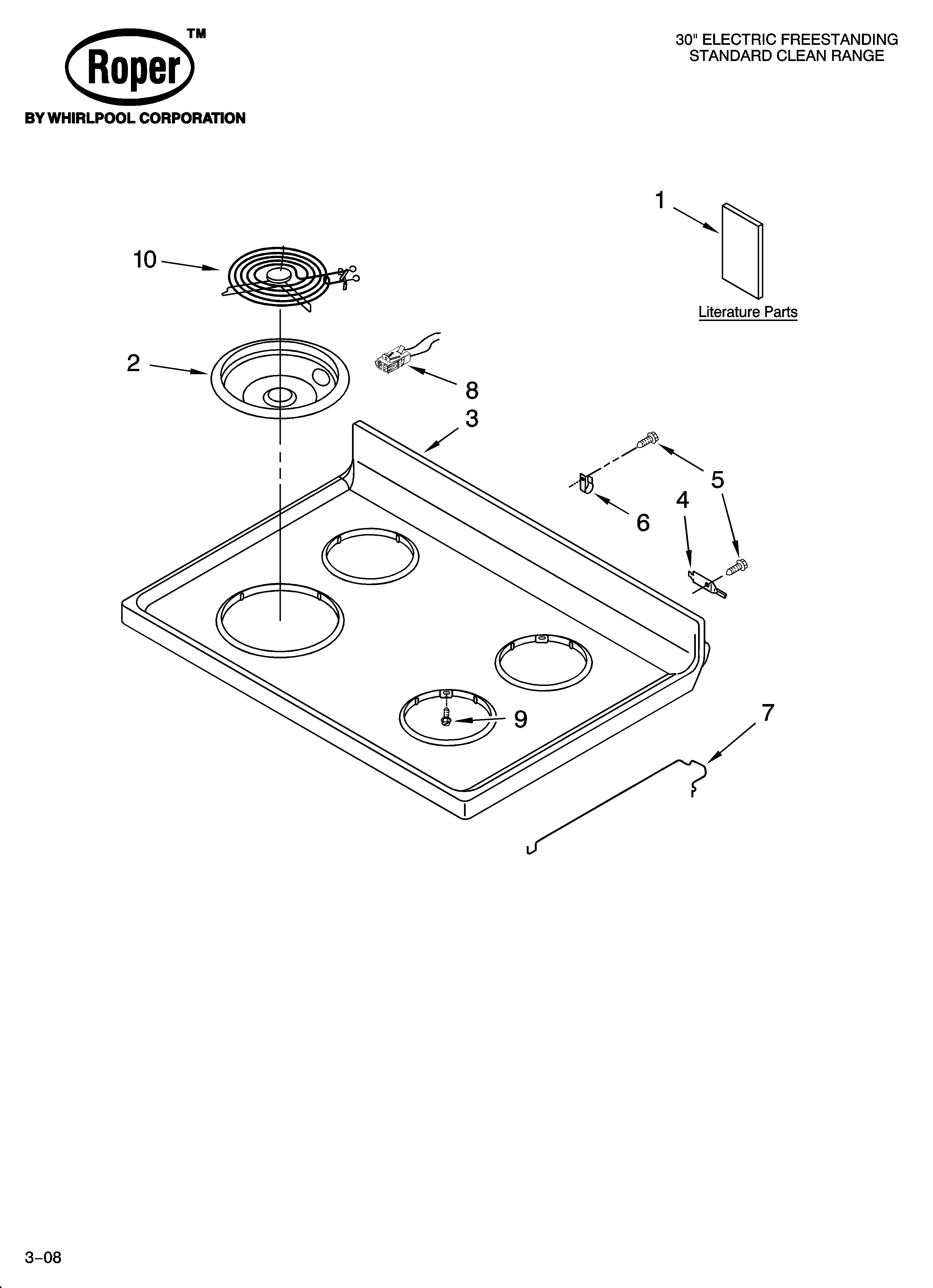 COOKTOP PARTS