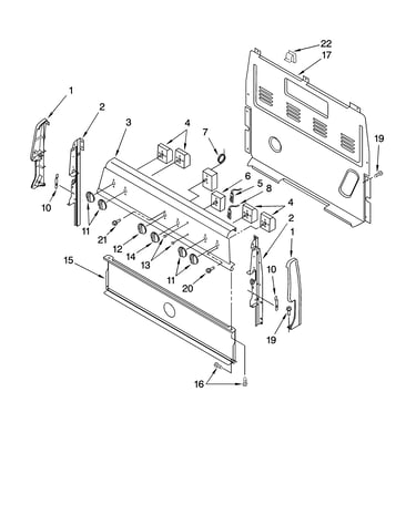 Control panel parts