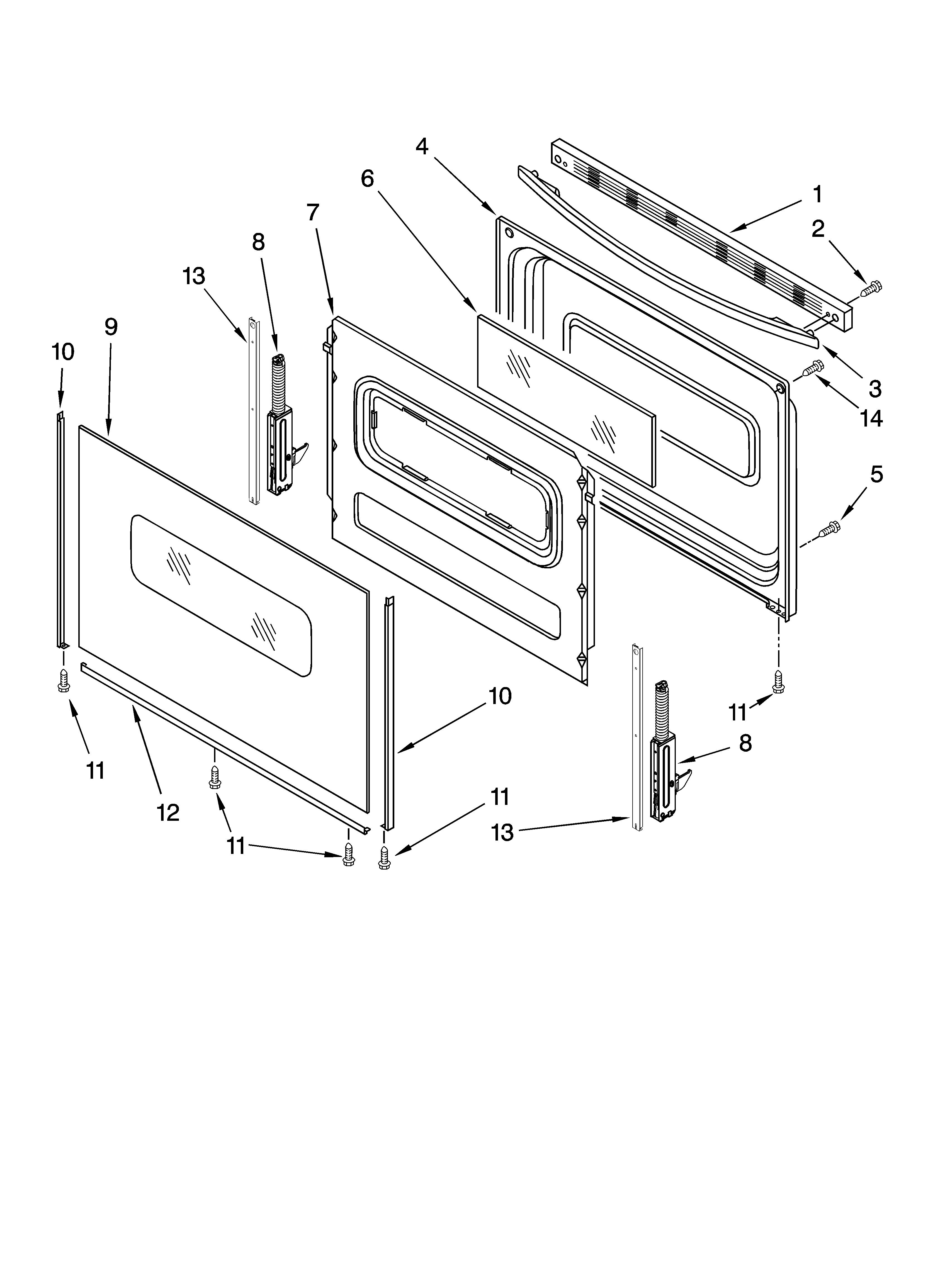 Door parts, optional parts