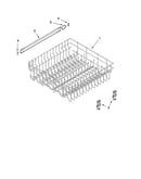 Upper rack and track parts