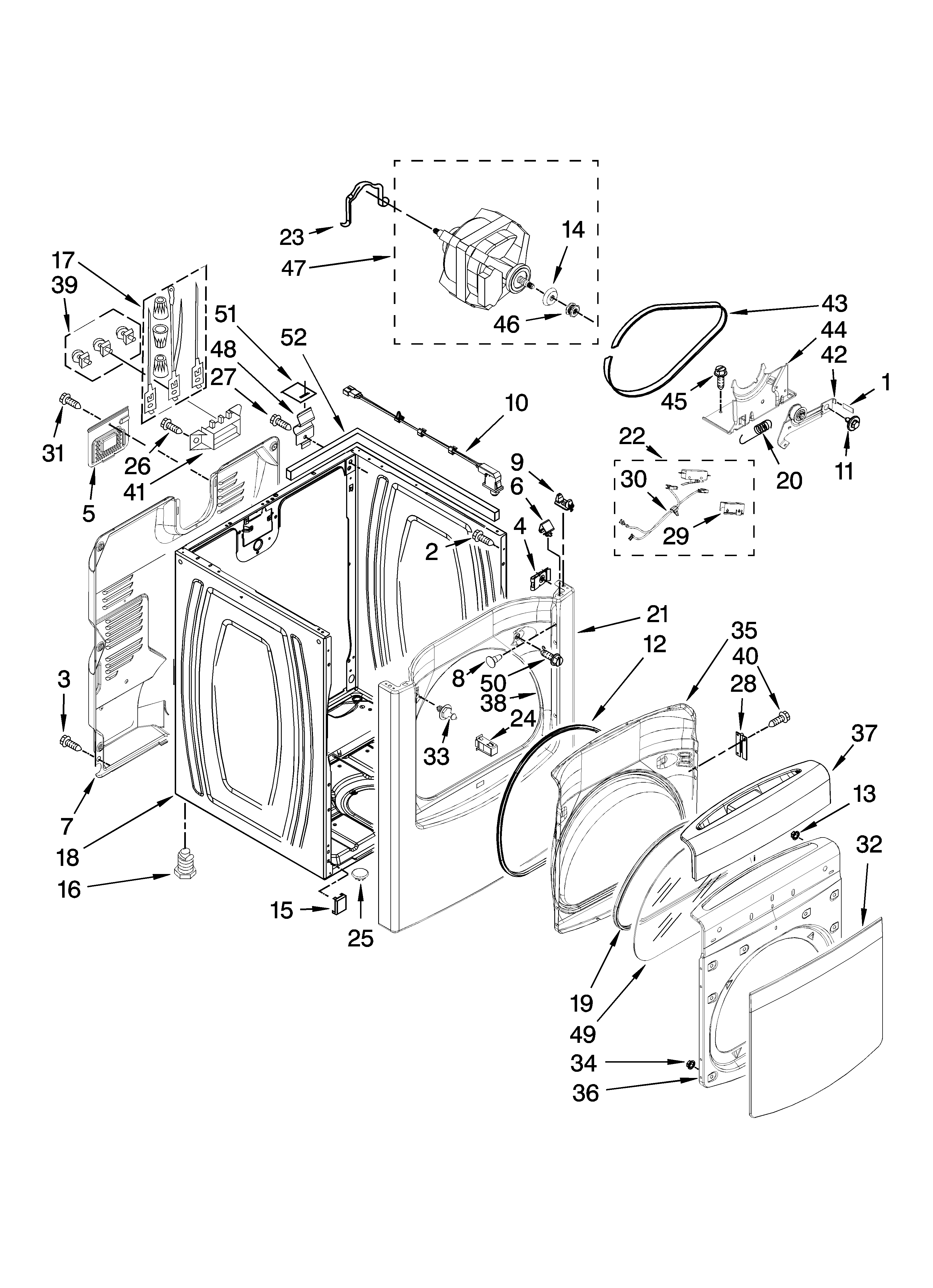 Cabinet parts
