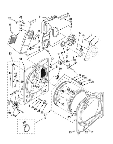 Bulkhead parts, optional parts (not included)