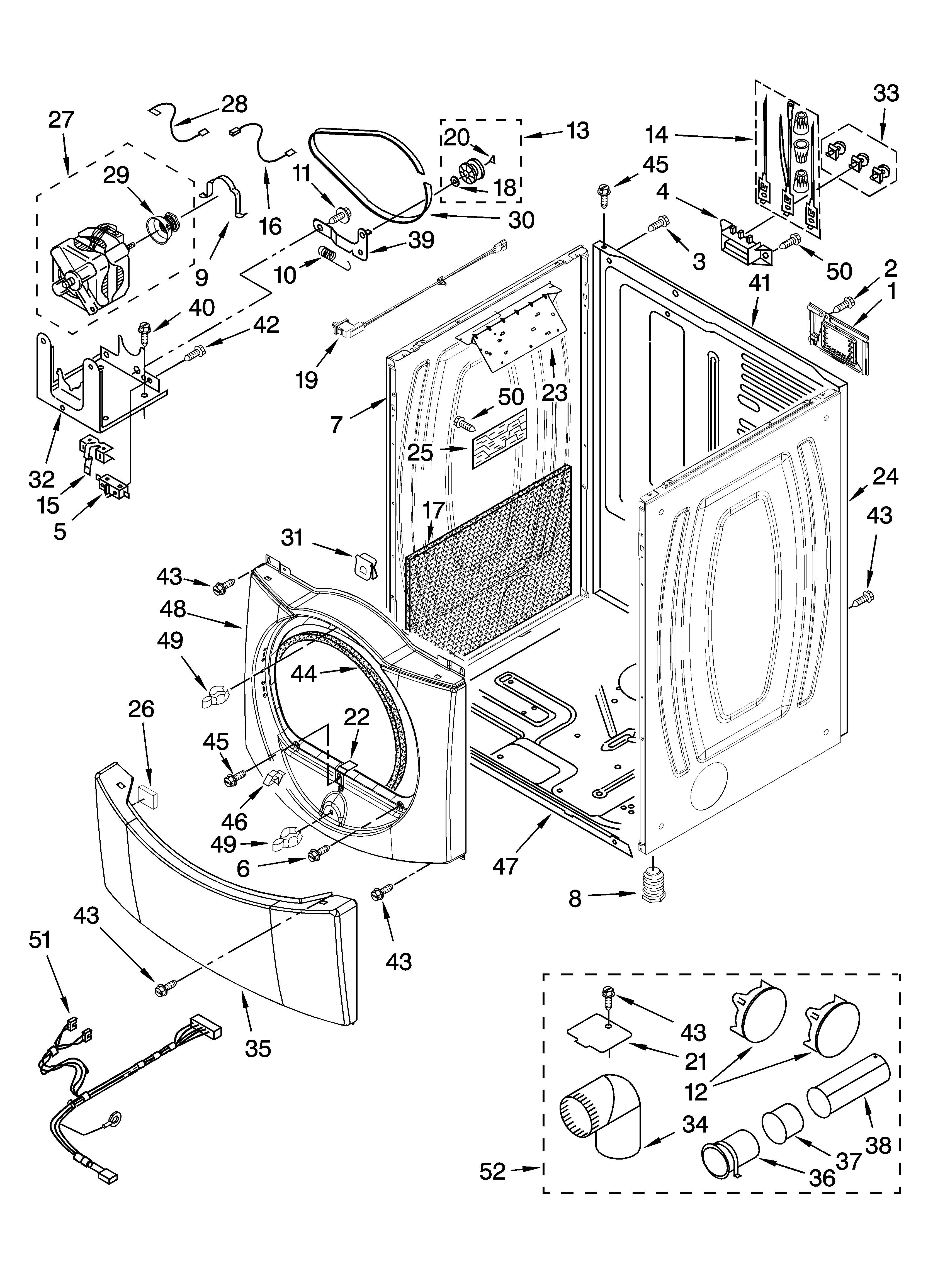Cabinet parts