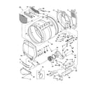 Whirlpool WED9200SQ1 bulkhead parts diagram