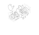 Whirlpool WED9200SQ1 door parts, optional parts (not included) diagram