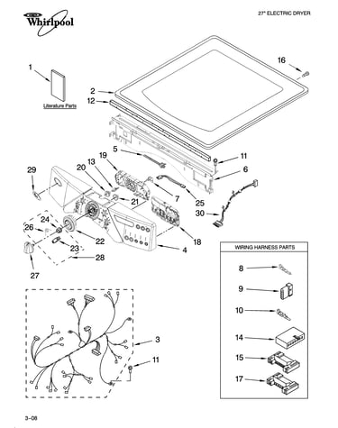 Top and console parts