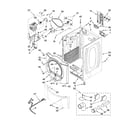 Whirlpool WED9600TW1 cabinet parts diagram