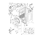 Whirlpool WGD9400SW1 cabinet parts diagram