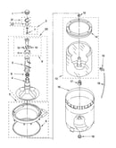Agitator, basket and tub parts
