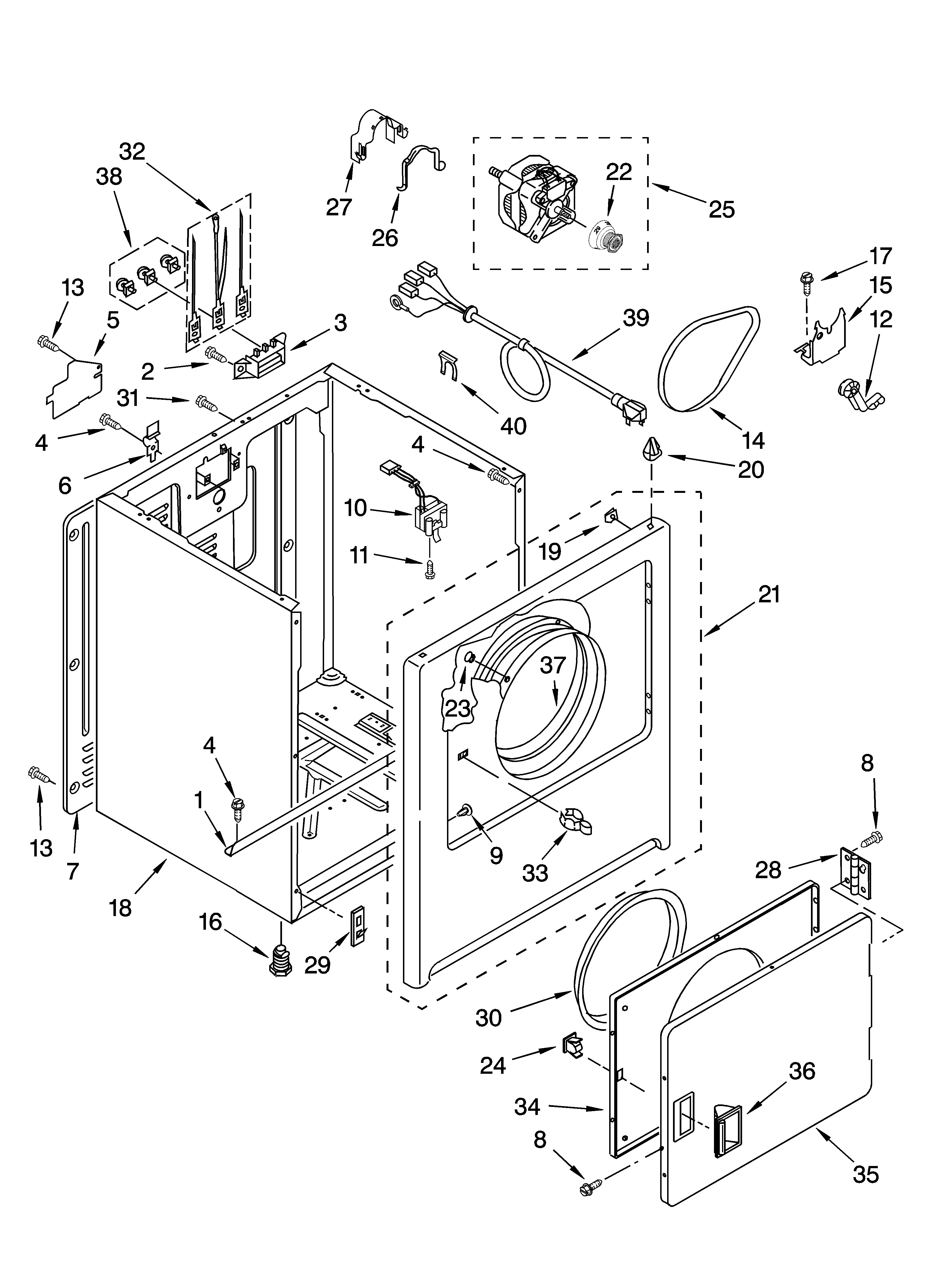 Cabinet parts