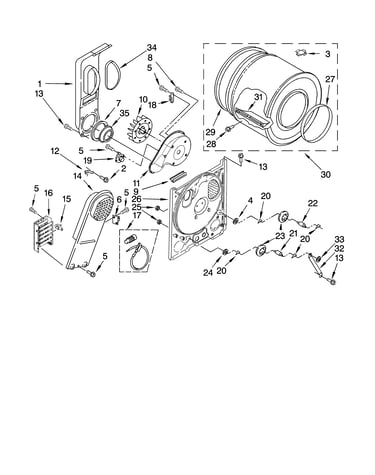 Bulkhead parts, optional parts (not included)