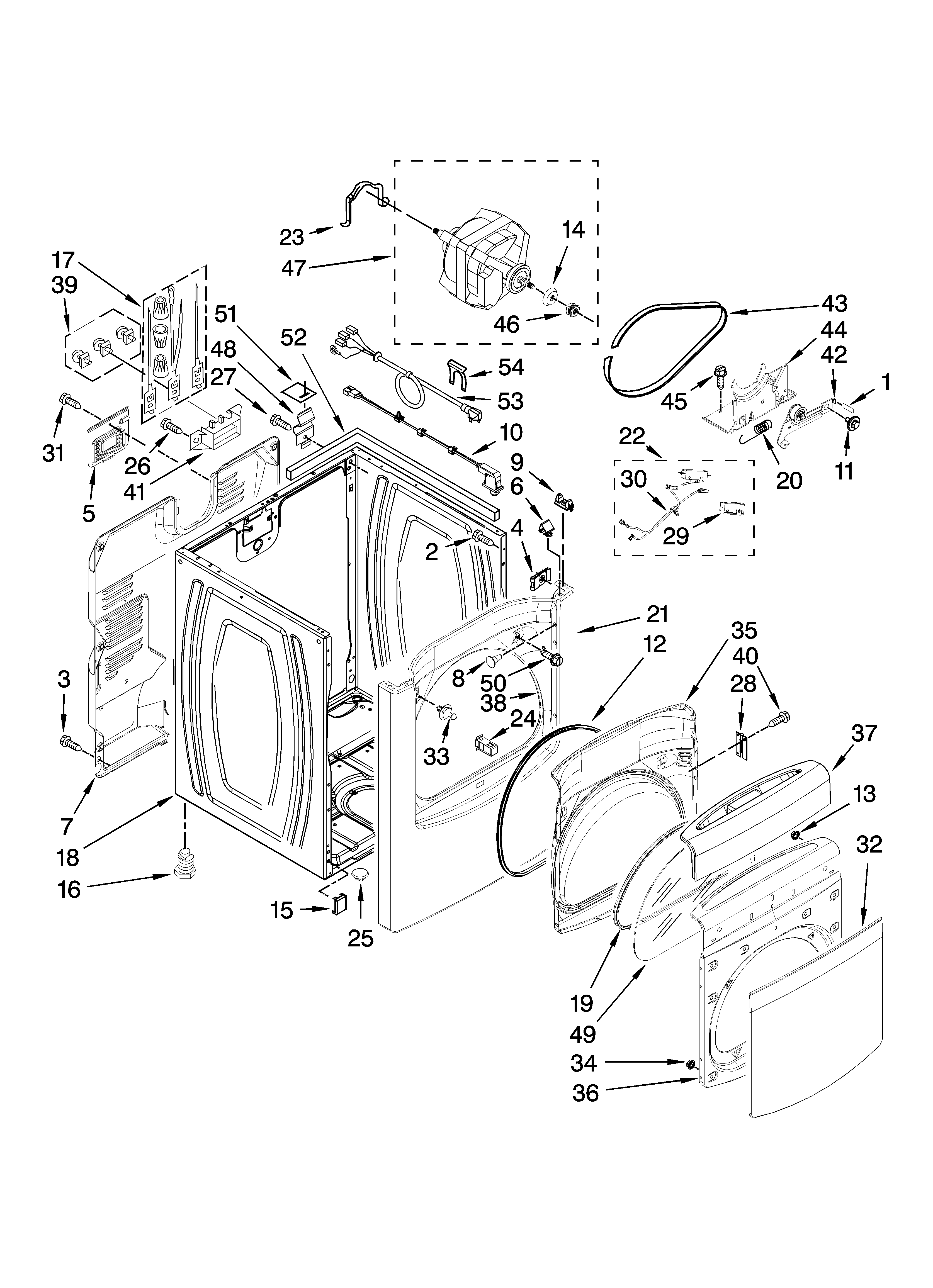 Cabinet parts