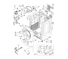 Whirlpool YWED9200SQ1 cabinet parts diagram
