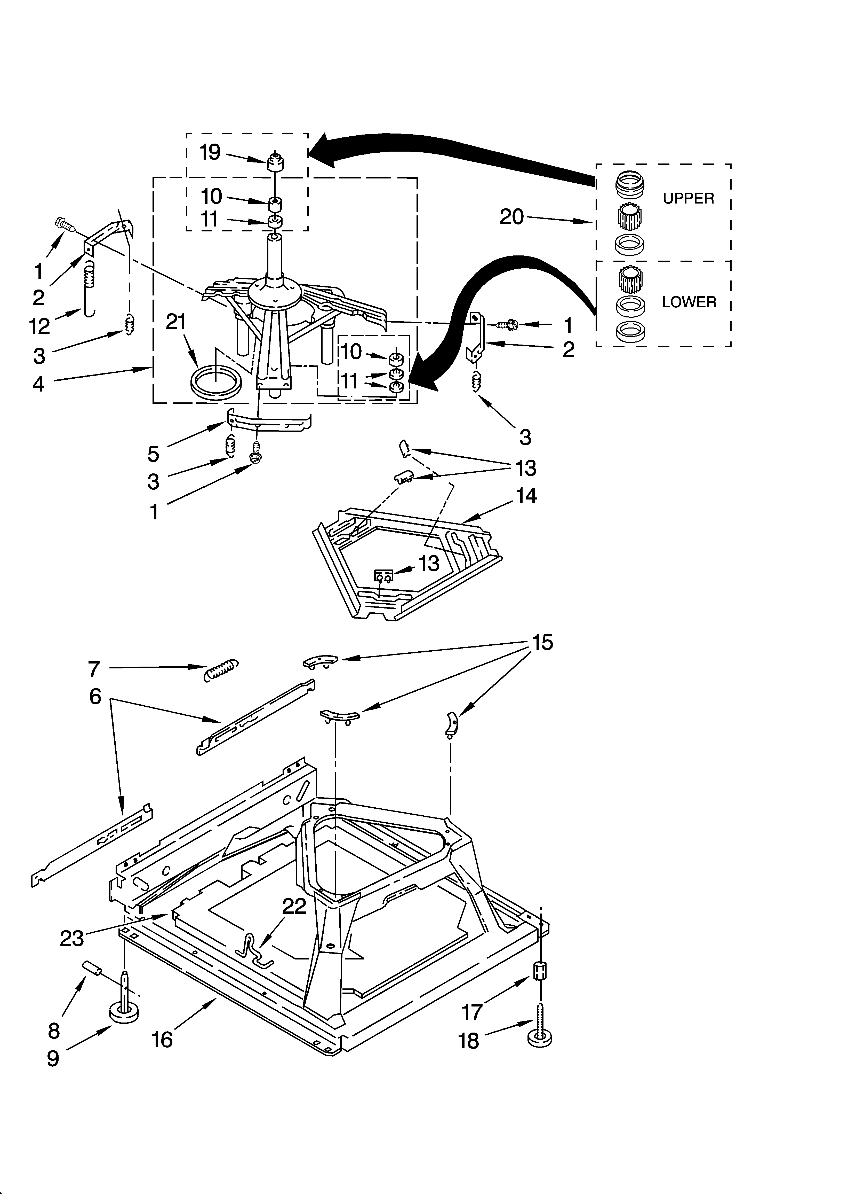 MACHINE BASE PARTS