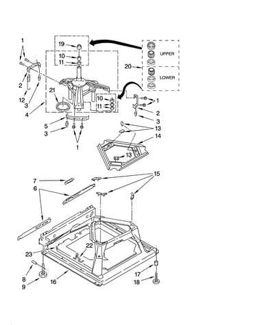 Machine base parts