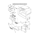 Amana ABB1927DEW14 freezer liner parts diagram