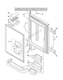 Refrigerator door parts