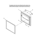 Freezer door parts