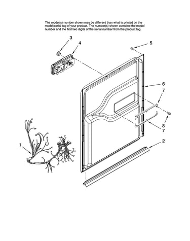 Door and latch parts