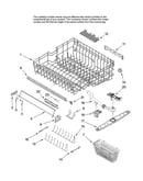 Upper rack parts