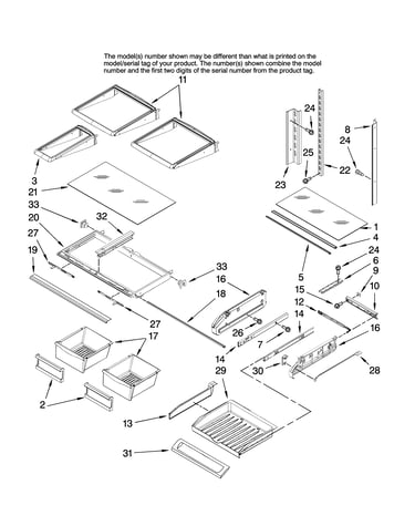 Shelf parts