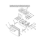 Freezer door parts