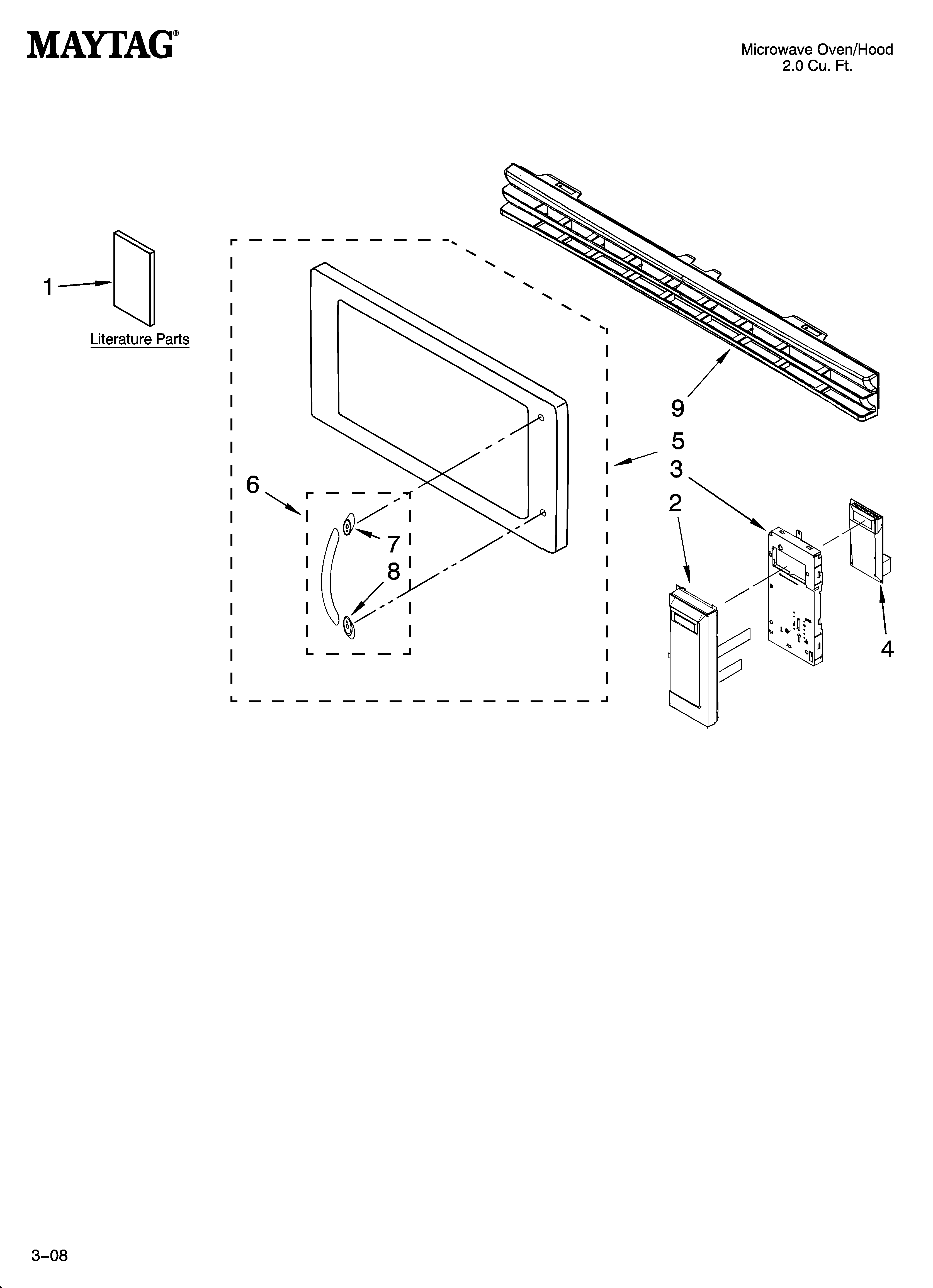 Control panel parts