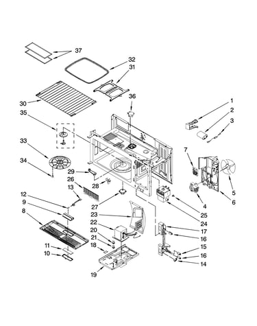 Interior and ventilation parts