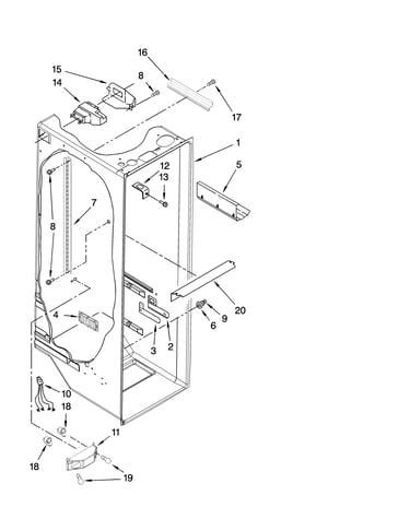 Refrigerator liner parts