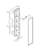 Freezer door parts
