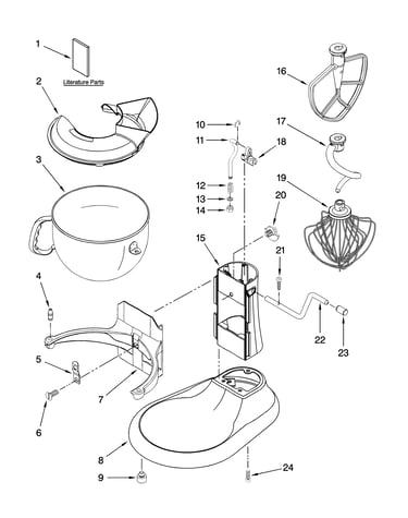 Base and pedestal unit, optional parts