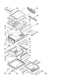 Refrigerator shelf parts