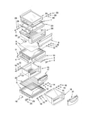 Refrigerator shelf parts