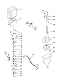 Motor and ice container parts