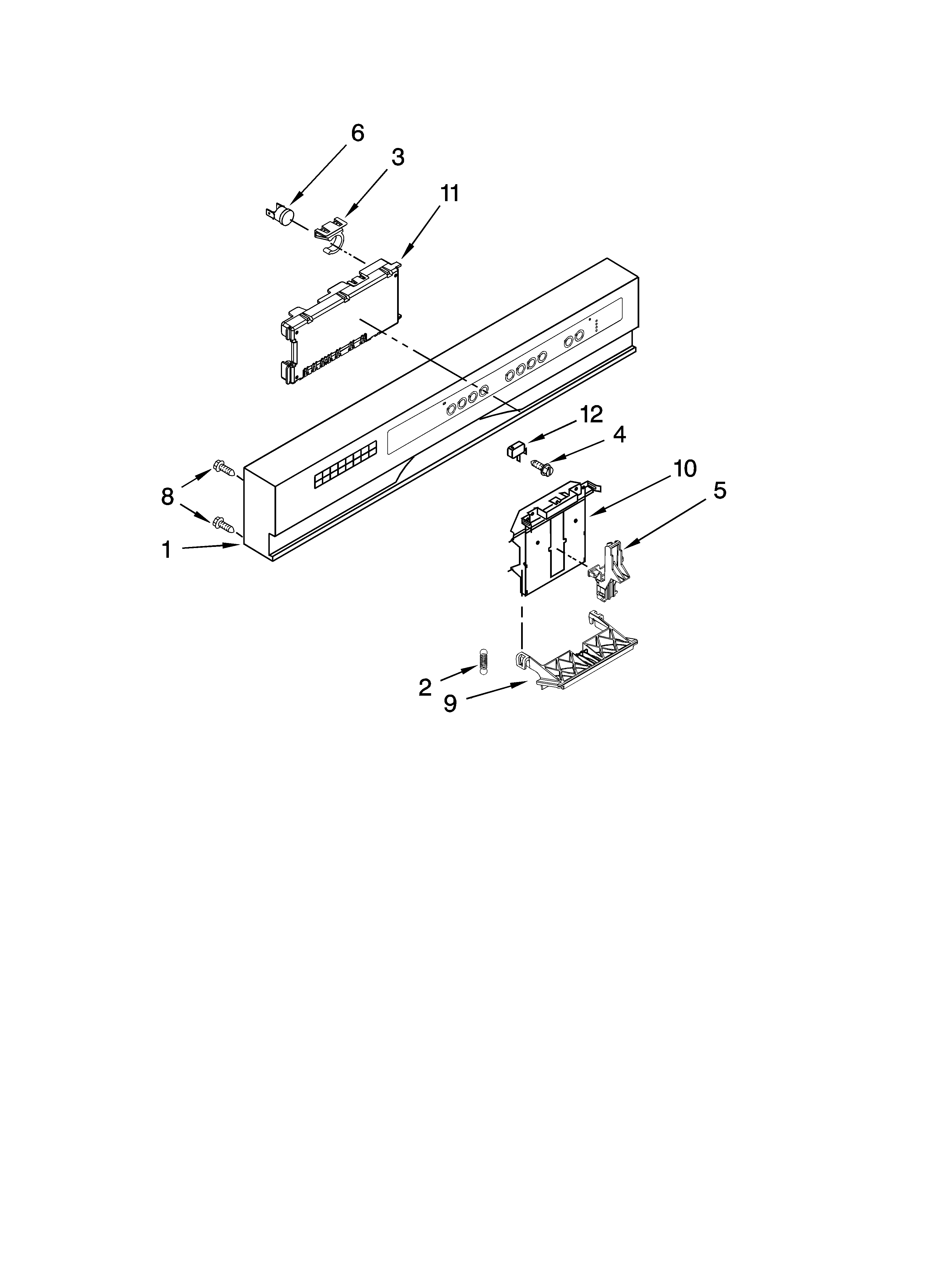 Control panel parts