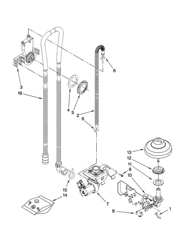 Fill, drain and overfill parts