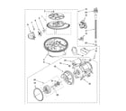 KitchenAid KUDK03CTBL3 pump and motor parts diagram