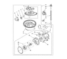 KitchenAid KUDK03ITBS3 pump and motor parts diagram