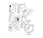 Whirlpool WGD6600VU0 bulkhead parts diagram